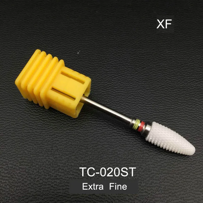 TC-020ST Керамические фрезы для маникюра электрические сверла для ногтей фрезы для педикюра электрические пилки для ногтей сверло для ногтей - Цвет: TC-020ST