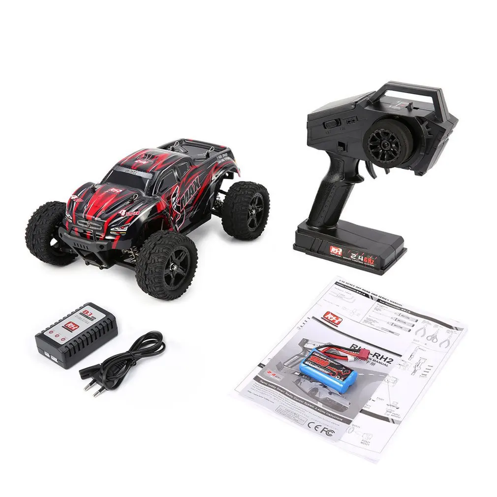 REMO 1631 1/16 Масштаб 2,4 г 40 км/ч высокая скорость 4WD матовый внедорожный грузовик большие колеса Bigfoot SMAX RC Автомобиль Дистанционное управление детский подарок