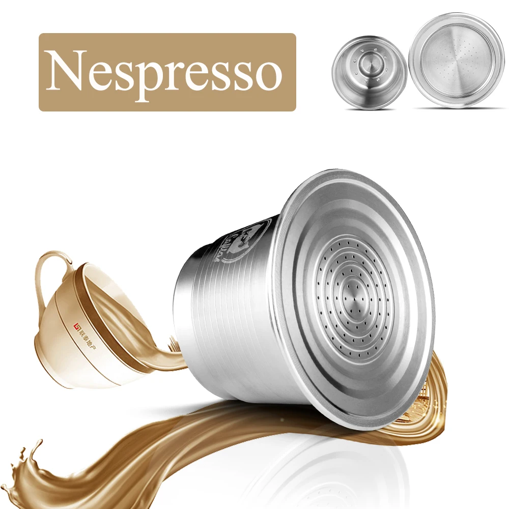 Кофейная капсула из нержавеющей стали Nespresso многоразовый фильтр чашка эспрессо