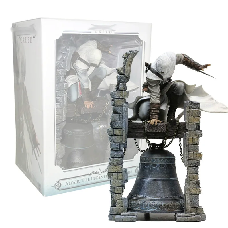 28 см Creed Originis Bayek Aya Altair Легенда ассасин фигурка модель игрушка; подарок - Цвет: Altair with box