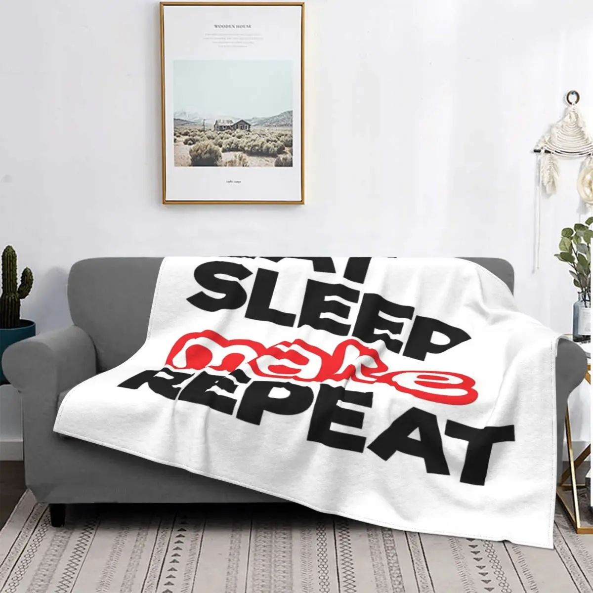 Manta De Lana Para Niños, Colcha De Cama A Cuadros, Ideale Per Hacer Dormir Y Ripetir, Ideale Per La Playa