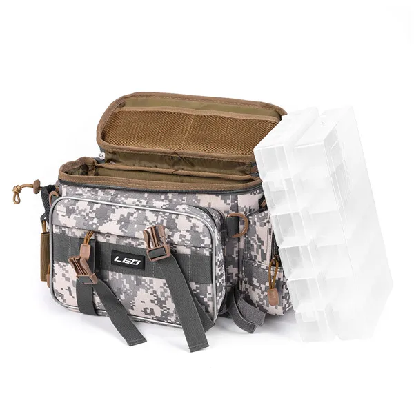 Многофункциональные сумки для альпинизма, наживка, поясная сумка, сумка для хранения рыбы, сумка для ловли карпа, сумка на плечо Blaso XA1G - Цвет: ACU with box
