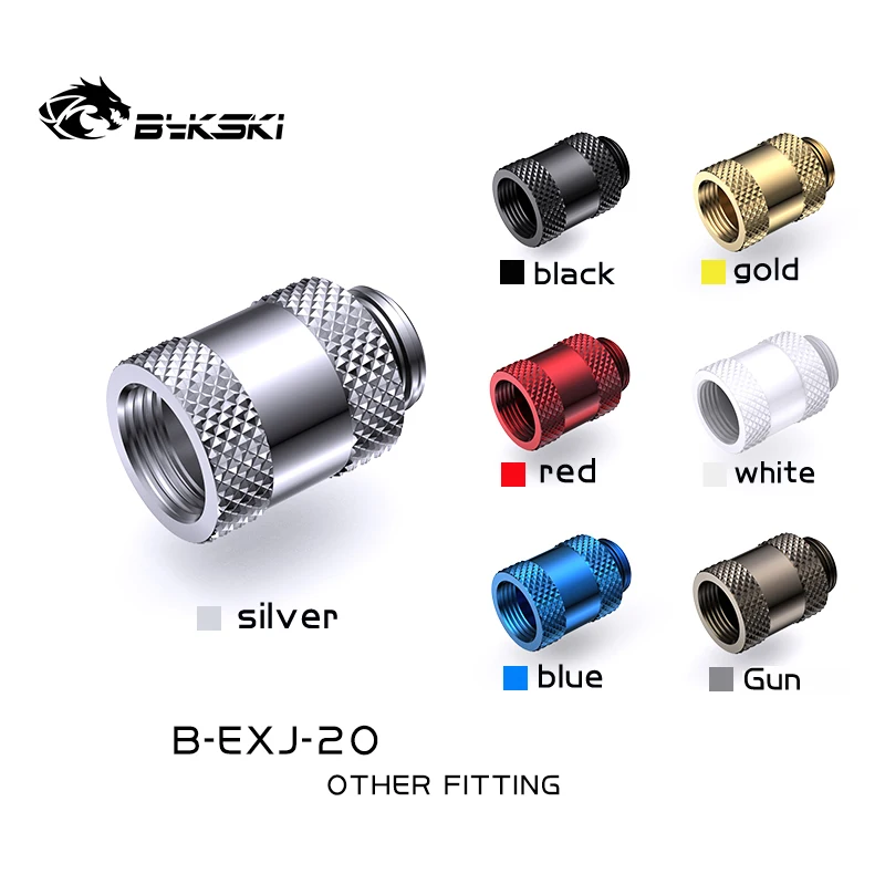 Bykski-adaptador de Compressão Fêmea para Macho Conector B-exj7.5 10 15 20 25 30 35 40 50 mm Refrigerador de Água - Imagem 3