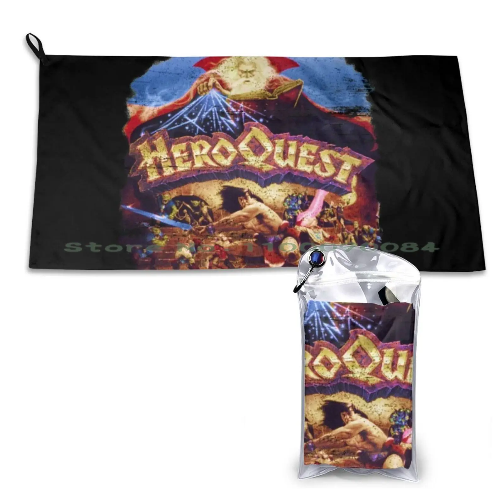 Vintage Heroquest T-Shirt Quick Dry Towel Gym Sports Bath Portable Trending Chester Bennington Stuff One More Light Numb