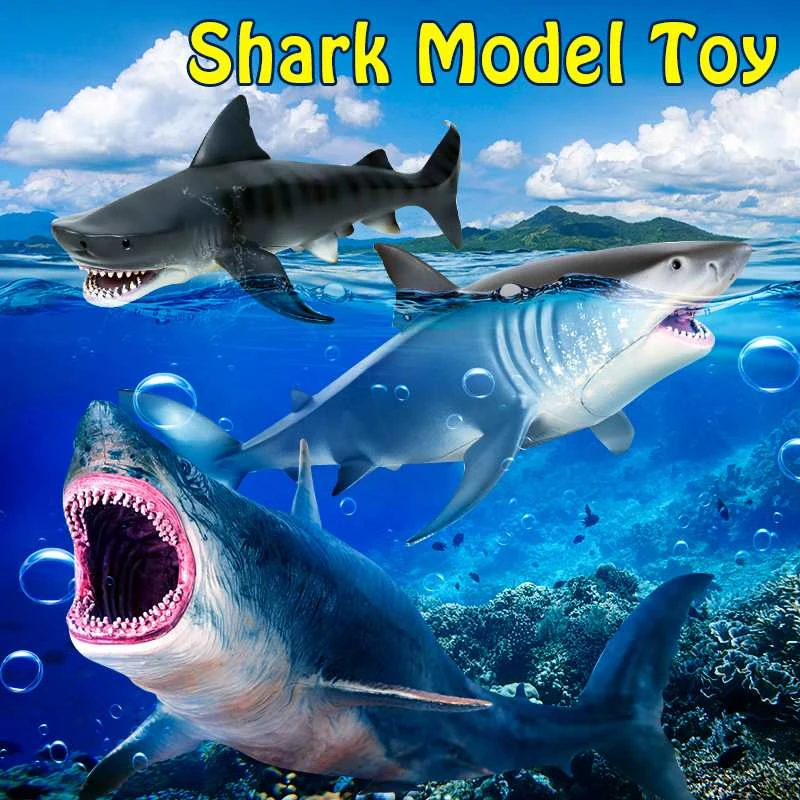 Sea Life Savage Megalodon Whale Shark Model Action Figure Pvc Ocean Marine Animal Educational Collection Toy Kid Gift Action Figures Aliexpress