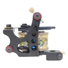 Ручная работа 10 обмоточная катушка тату машина высокого качества катушка тату машина для лайнера шейдера тела Арт прибор для тату