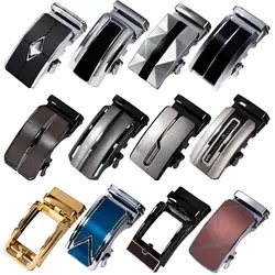 Luxury Metal Mens Relacement Belt Buckles Button Sliding Buckle Without Belt Formal Casual for 3.3cm to 3.5 cm Ratchet Belts