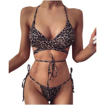 

women's swimsuit Nylon women's two-piece swimsuit Bikini Set Swimsuits Two Piece bikini 2020 Filled Bra Swimwear Beachwear