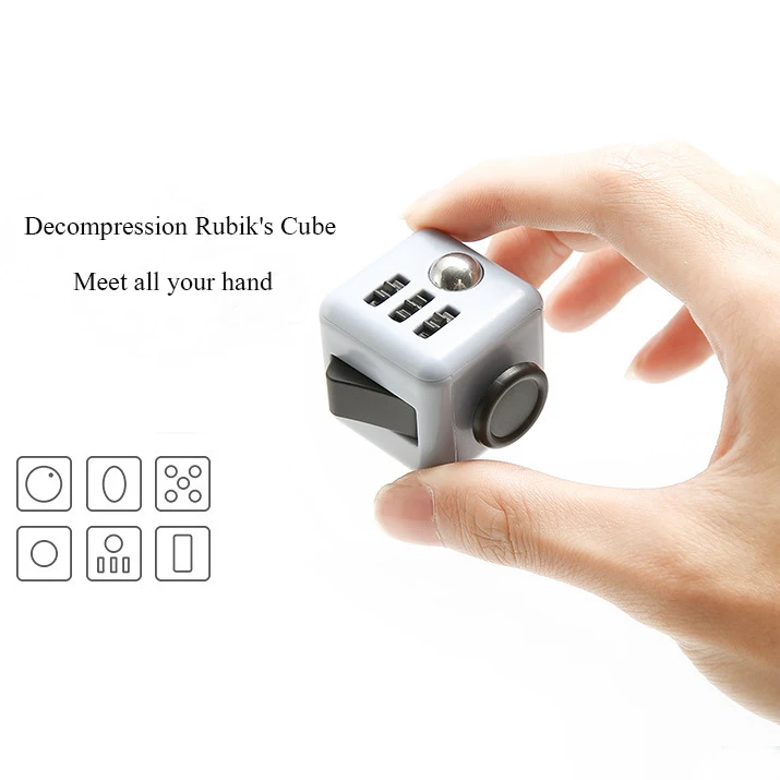 

Fidget Cube Decompression Toy Anti-stress Adult Toy Fingertip Rubik's Cube Funny Gift sensory Toys Autism