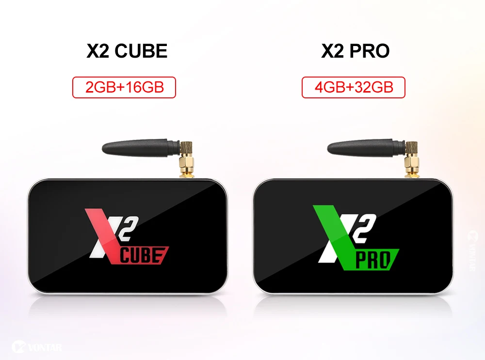  Ugoos X2 cube S905X2 2GB 16GB Android 9.0 Smart TV Box DDR4 Amlogic X2 Pro 4GB RAM 32GB Set Top Box - 4000215044221
