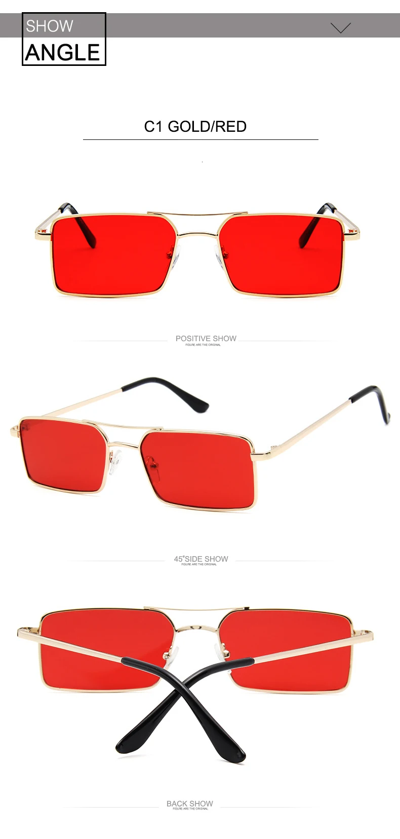 OEC CPO Vintage Square Metal Steampunk Sunglass Women Brand Designer Metal Punk Sun Glasses Driving Men Oculos De Sol O156