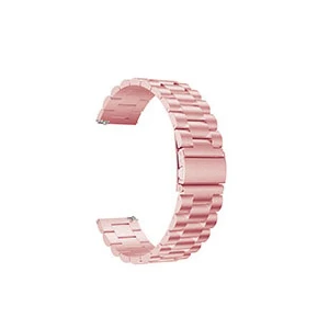 Rose pink Для Xiaomi Huami Amazfit Stratos 3 2 Amazfit GTS ремешок для часов 20 мм 22 мм металлический браслет для Amazfit GTR 42 мм 47 мм - Цвет ремешка: Rose pink