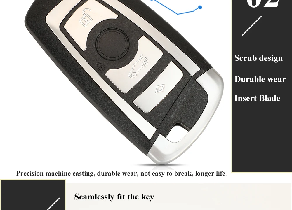 Keyforkess HUF5662 HUF5767 HUF5661 chiave telecomando auto PCF7953 per BMW F 3 5 7 serie X5 X6 F20 F22 F30 CAS4 CAS4 FEM 315/434/868MHz 13 Keyforkess HUF5662 HUF5767 HUF5661 chiave telecomando auto PCF7953 per BMW F 3 5 7 serie X5 X6 F20 F22 F30 CAS4 CAS4 FEM 315/434/868MHz - H67c24f16b0cc4604b1ea8d3f00c0a01du