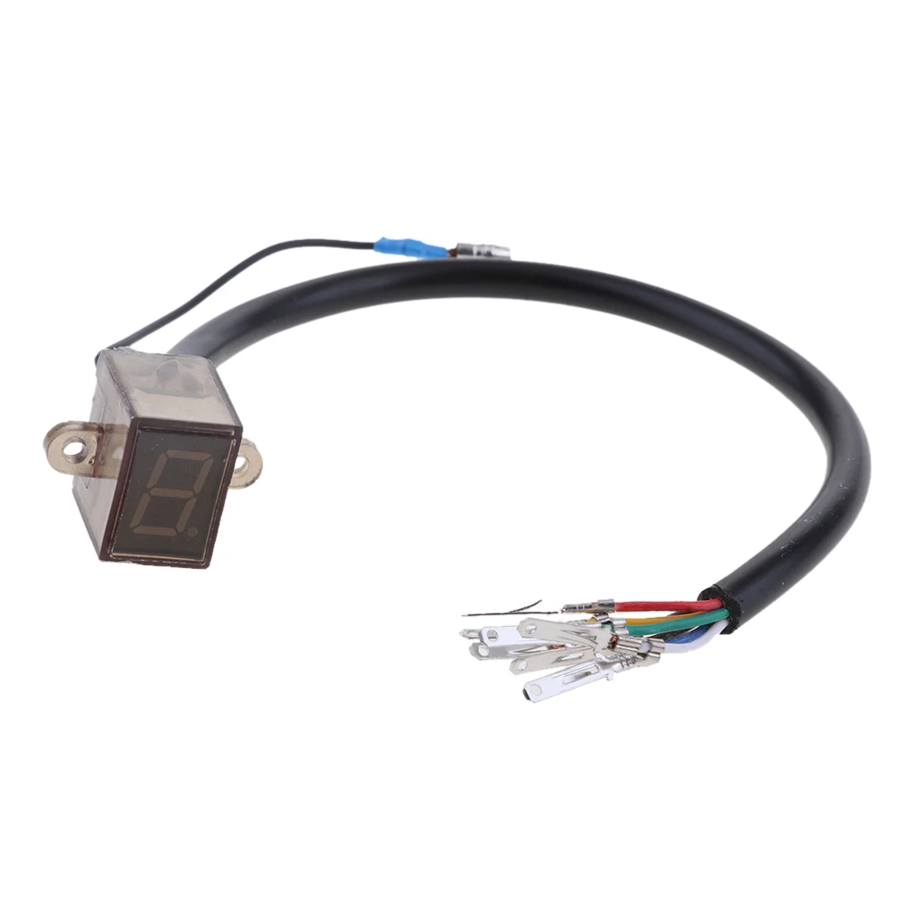 

Motorcycle Universal LED Digital Gear Indicator Display Sensor Waterproof
