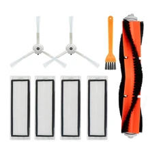 Filtro HEPA para Robot aspirador Xiaomi MI 2 Roborock S50 S51 SDJQR01RR xiaowa c10, accesorios para aspiradoras, cepillo principal de Cepillo Lateral