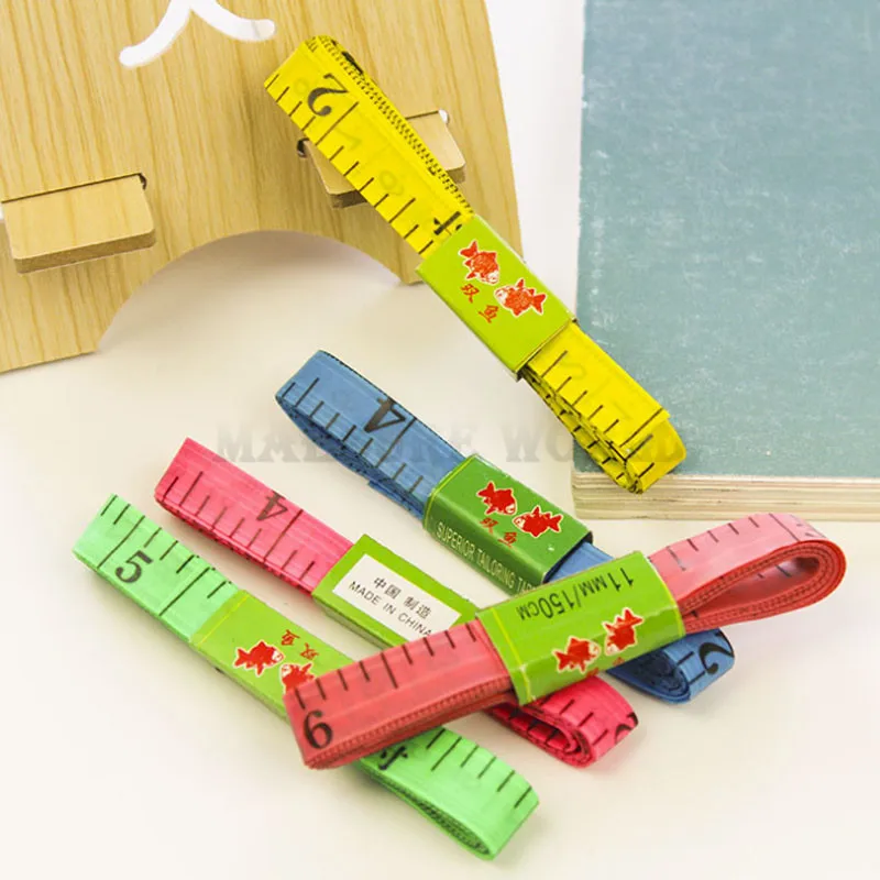 New 150cm/60 Body Measuring Ruler Sewing Tailor Tape Measure Mini