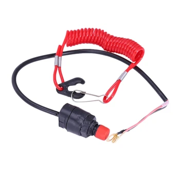 

Outboard Emergency Shutdown Switch + Off-Board Safety Rope Suitable For Yamaha Sea Breeze Downwind Neil Oe:6E9-82575-00 6E9-8257