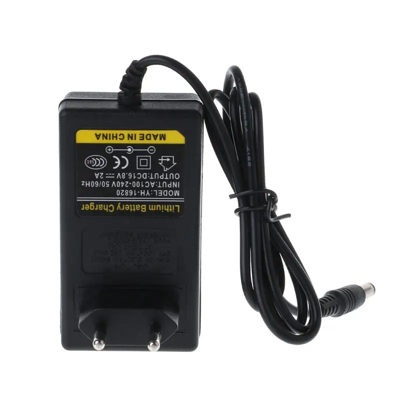 

Battery Charger 16.8V DC 1.2A Intelligent Lithium Power Adapter EU US Plug D08A
