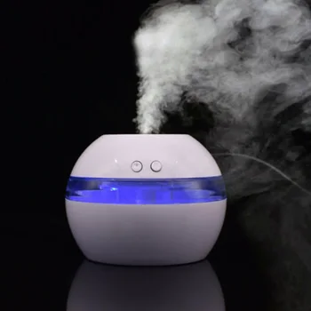 

Portable LED Humidifier Air Aroma Essential Oil Diffuser 300ml Household Electric Air Diffuser Wood Grain Ultrasonic Mist Maker