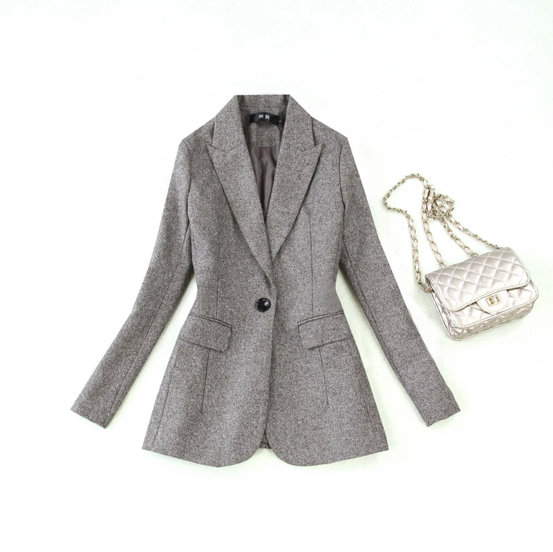 only jacket Женская одежда, Женский деловой костюм, офисные костюмы, комплекты брюк, костюмы для женщин, женский пиджак, брючный костюм для женщин - Цвет: only jacket