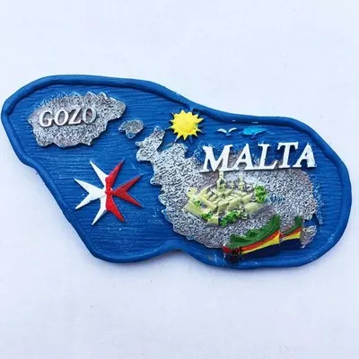 BABELEMI Malta грот Bugibba World Путешествия магниты на холодильник Цитадель магнитная наклейка сувенир молочный шоколад - Цвет: Красный
