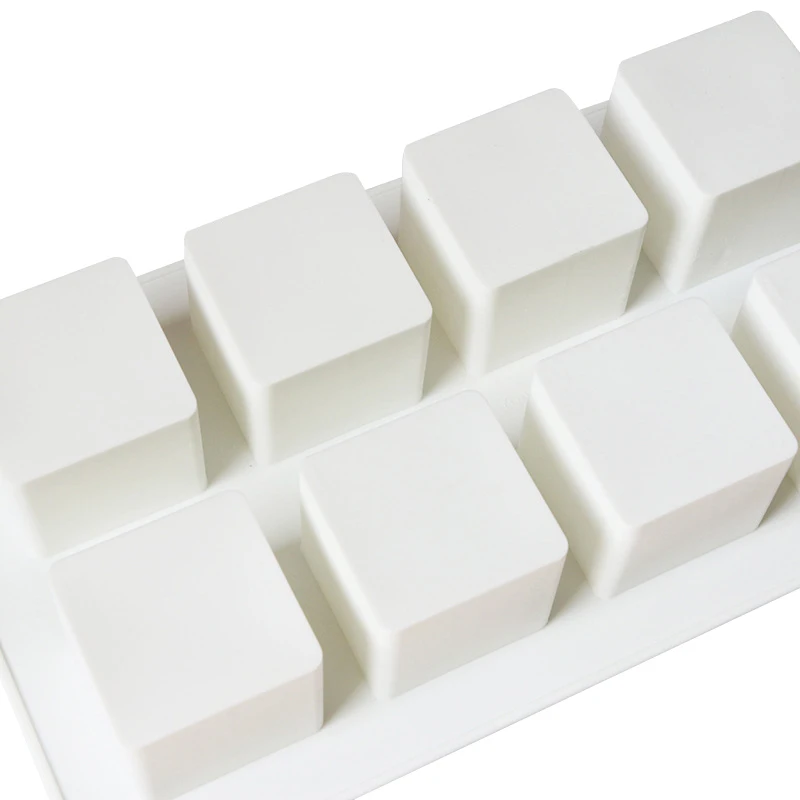 8 отверстий квадратный лоток для льда силиконовая форма для украшения торта инструменты для выпечки формы Десерт Мороженое, мусс формы для выпечки