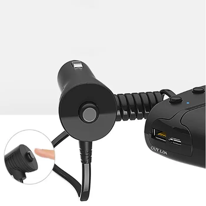 Автомобильный прикуриватель Dual usb type-C защита от перегрузки по току модный дизайн, простая работа. 5V