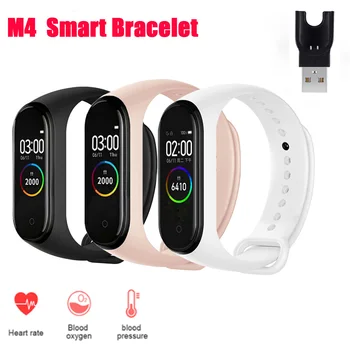 

M4 Smart Band Fitness Tracker Sport Bracelet Pedometer Heart Rate Blood Pressure Bluetooth Health Wirstband Waterproof Smartband