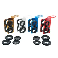 SY Metal& Silicone Hookah Shisha Hose Holder For Hookah/Sheesha/Chicha /Narguile Accessories，Can Hold 2 Hose
