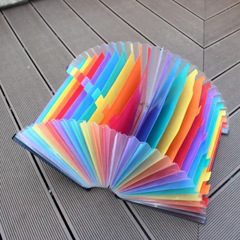 

13 Layer Student A4 Office Supplies Meeting Document Organiser Rainbow Classification School Card Holder File Folder Portable