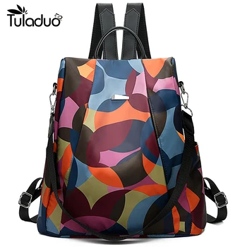 

High Quality Waterproof Oxford Cloth Ladies Backpack Fashion Anti-theft Ladies Backpack Ladies Large-Capacity Backpack
