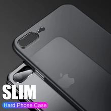 0,3 мм ультра тонкий чехол для телефона для Iphone 11 Pro Xs Max Xr X 8 7 6s 6 5S Plus Жесткий Pc матовый прозрачный чехол для телефона тонкий