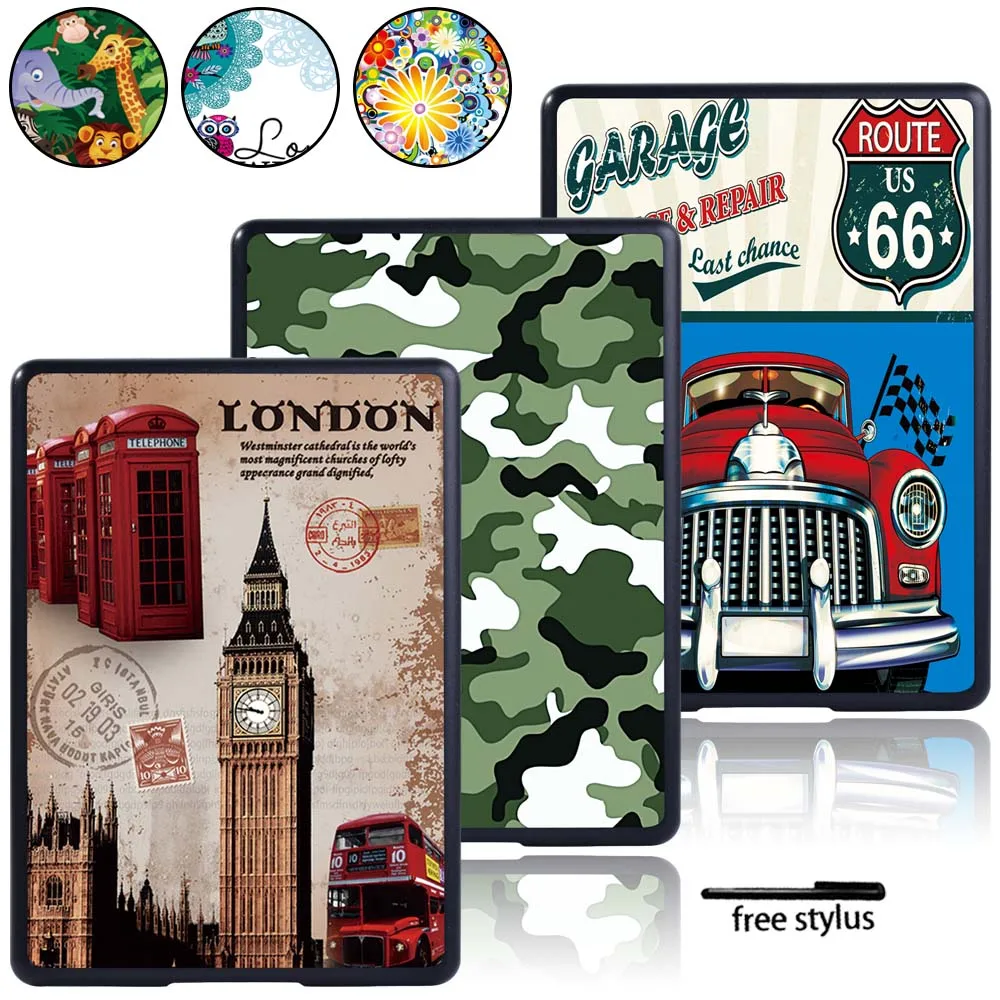 

Multicolor Tablet Hard Shell Case Cover for Amazon Kindle 10th / 8th Paperwhite 1/2/3/4 Tablet Durable Plastic Cover Case