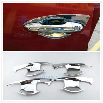 

Chrome Car Styling Door Handle Bowl Insert Trim Panel Frame Garnish Kit 2015 2016 2017 For Toyota Hilux Revo Accessories