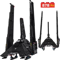 878 шт. Technic Shuttle Imperial Shuttle Bricks совместимый Звездный набор войны Разрушитель фильм фигурки строительные блоки игрушки для мальчиков