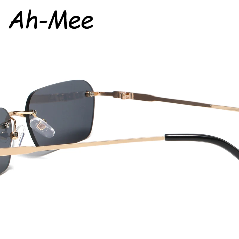 Acheter Lunettes De Soleil Sans Monture Pour Femmes, Vintage, De