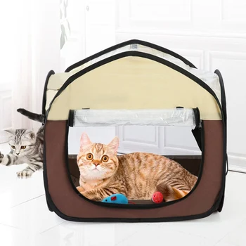 

Dog Pet House Products Folding Pet Drying Box Cats Bed For Dogs Cats Small Puppy Cat Cage Dryer House