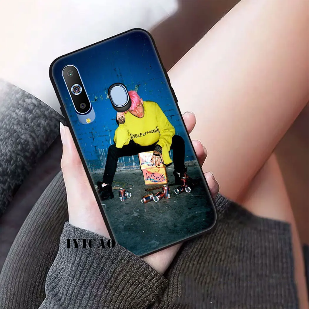 IYICAO реперские кепки Lil открытым мягкий чехол для samsung Galaxy A9 A8 A7 A6 2018 плюс A3 A5 2016 2017 J6