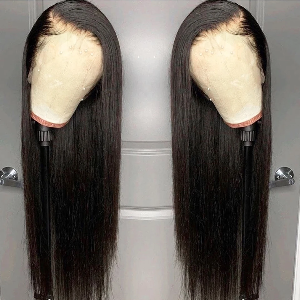 [HJ Weave beauty] OneCut волосы 13x6 фронтальные человеческие волосы парики бразильские прямые волосы remy 180% предварительно взбитые натуральные волосы