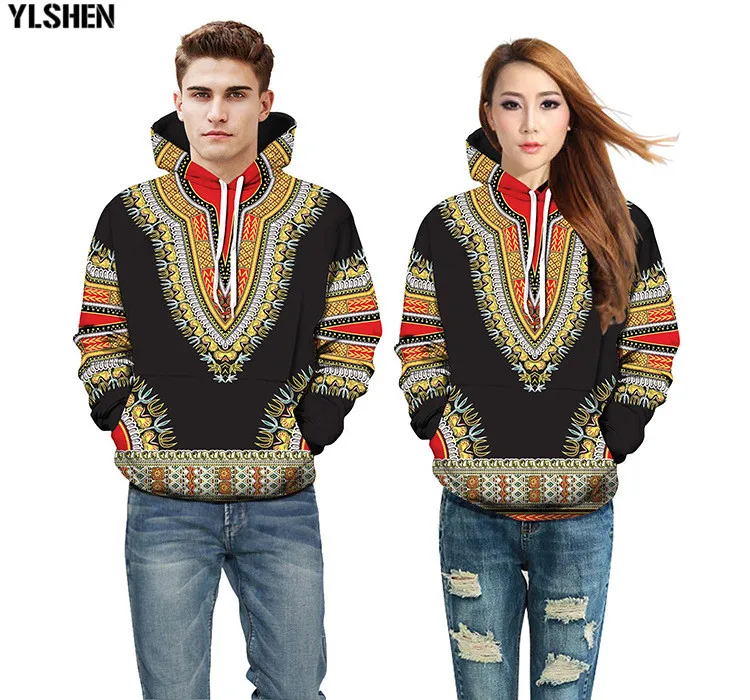 African Dresses For Women African Clothes Africa Retro Print Hoodies Dashiki Couple Clothing Man Ankara Plus Size Africa Dress 02