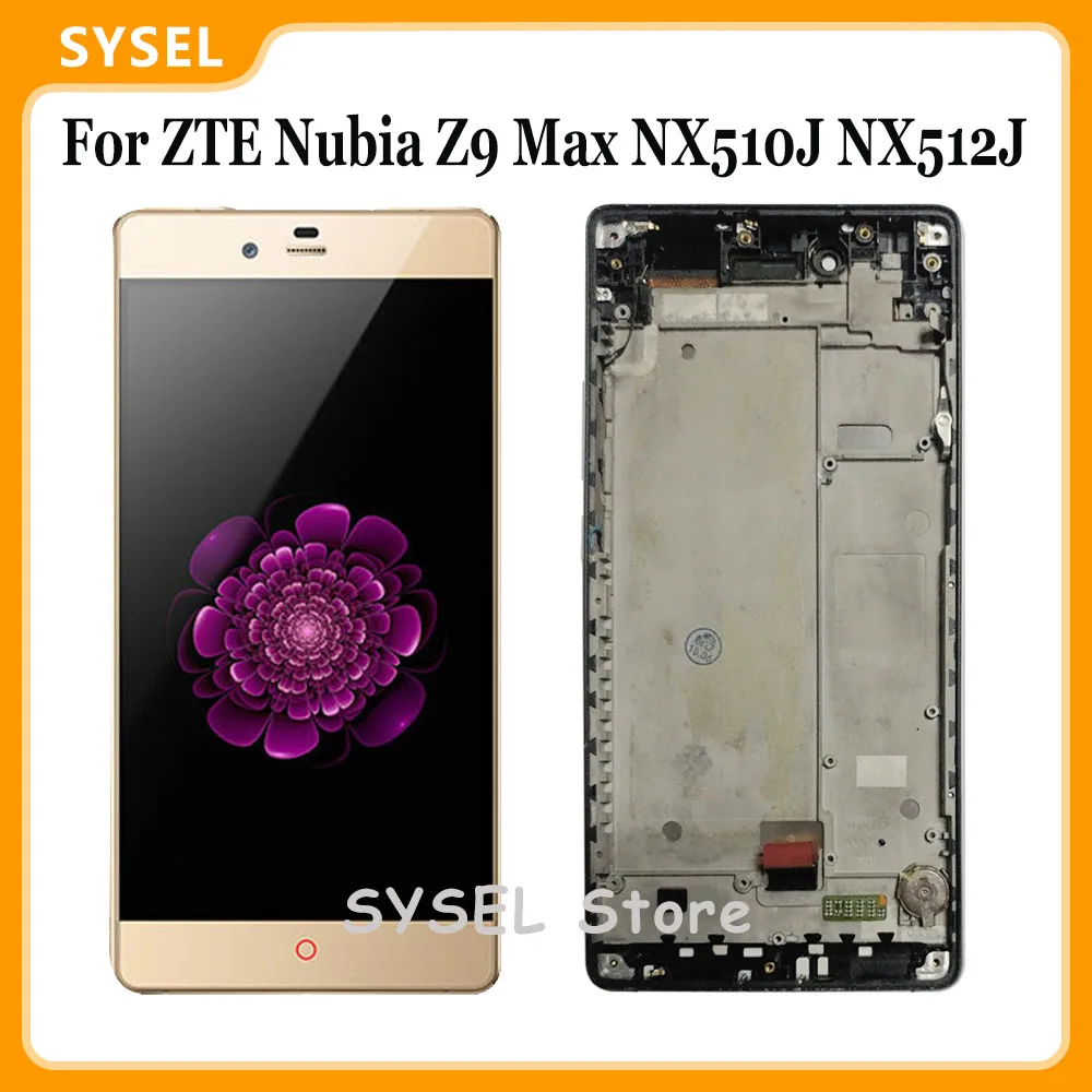 ЖК дисплей для ZTE Nubia Z9 Max NX510J NX512J сенсорный экран дигитайзер панель стекло в сборе