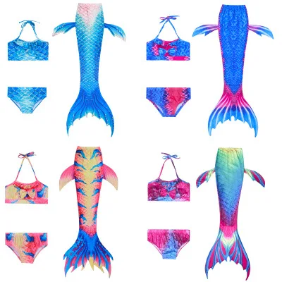 

Cute Girl Child Kids Princess Mermaid Fishtail Dress Summer Swimming Suit Cosplay Costume Halloween Christmas Gift Children
