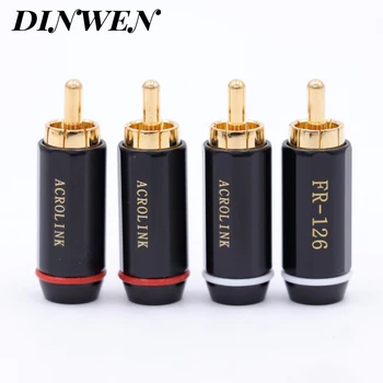 

Gold Plated 3.5mm Male RCA Plug Connector Adapter for CD Player AMP TV Audio Video Terminal Solder Free