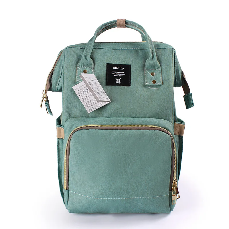 Light Green Сумка для подгузников, рюкзак для мамы, многофункциональная сумка для подгузников большого объема, переносная сумка для беременных женщин, дорожная сумка BEEKING - Цвет: Light Green