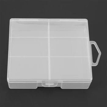 

AAA Battery Storage Box Case Holder Plastic Transparent Battery Container for Maximum 24 X AAA Batteries Organizer Box Case