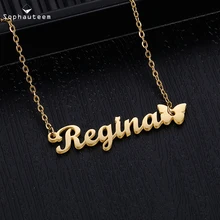 Cute Butterfly Custom Name Necklace for Women Personalised Letter Pendant Necklace Gold Sliver Color Link Chains Choker Necklace Cute Butterfly Custom Name Necklace for Women Personalised Letter Pendant Necklace Gold Sliver Color Link Chains Choker Necklace