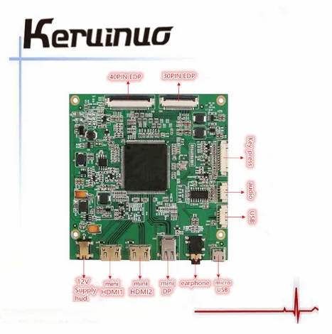 Плата управления мини драйвером HDMI 120 Гц FHD для портативного монитора DIY подходит