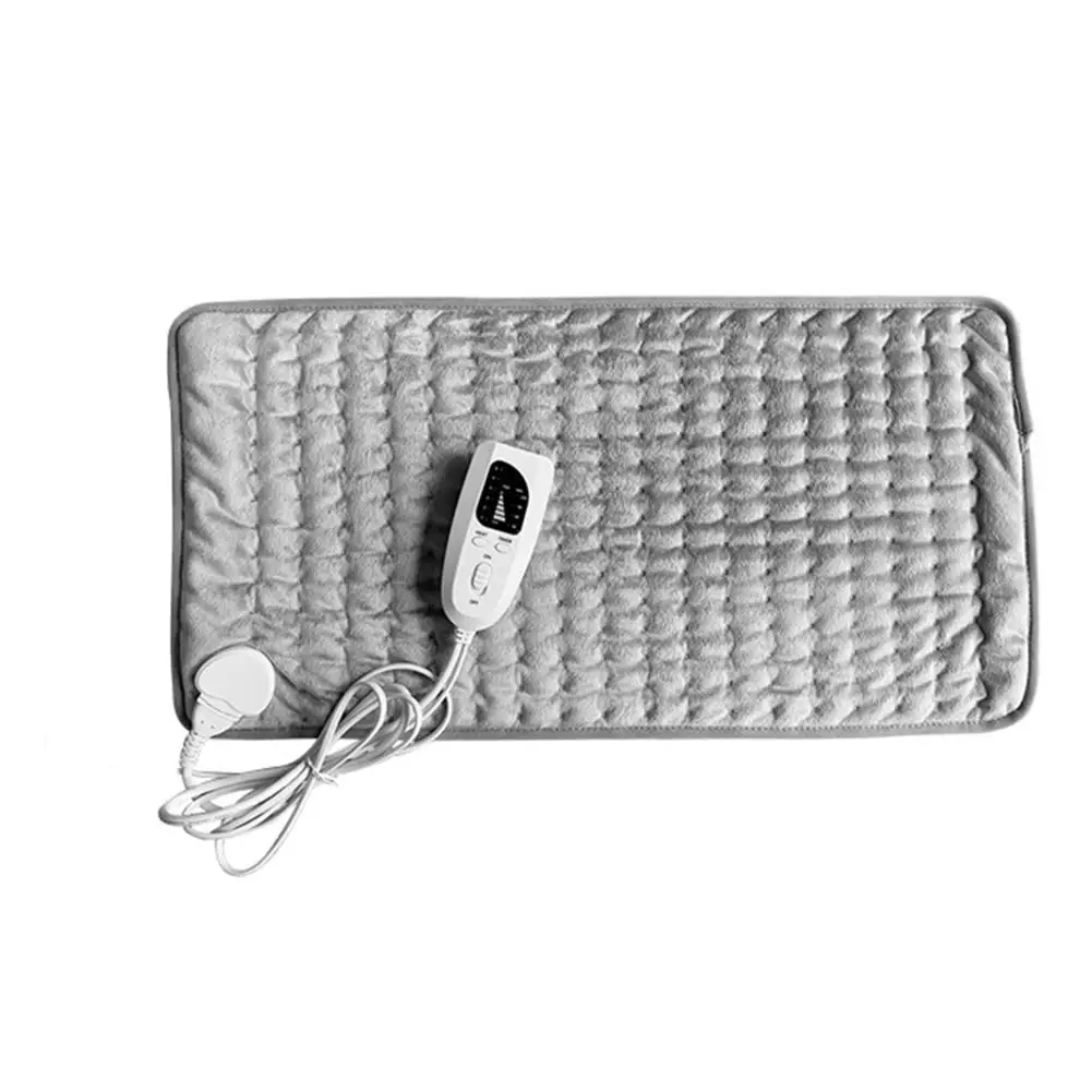 

Soft Flannel Electric Heating Blanket Pad Fast Pain Relief Temperature Settings Moist Heat Therapy Option For Neck Back Shoulder