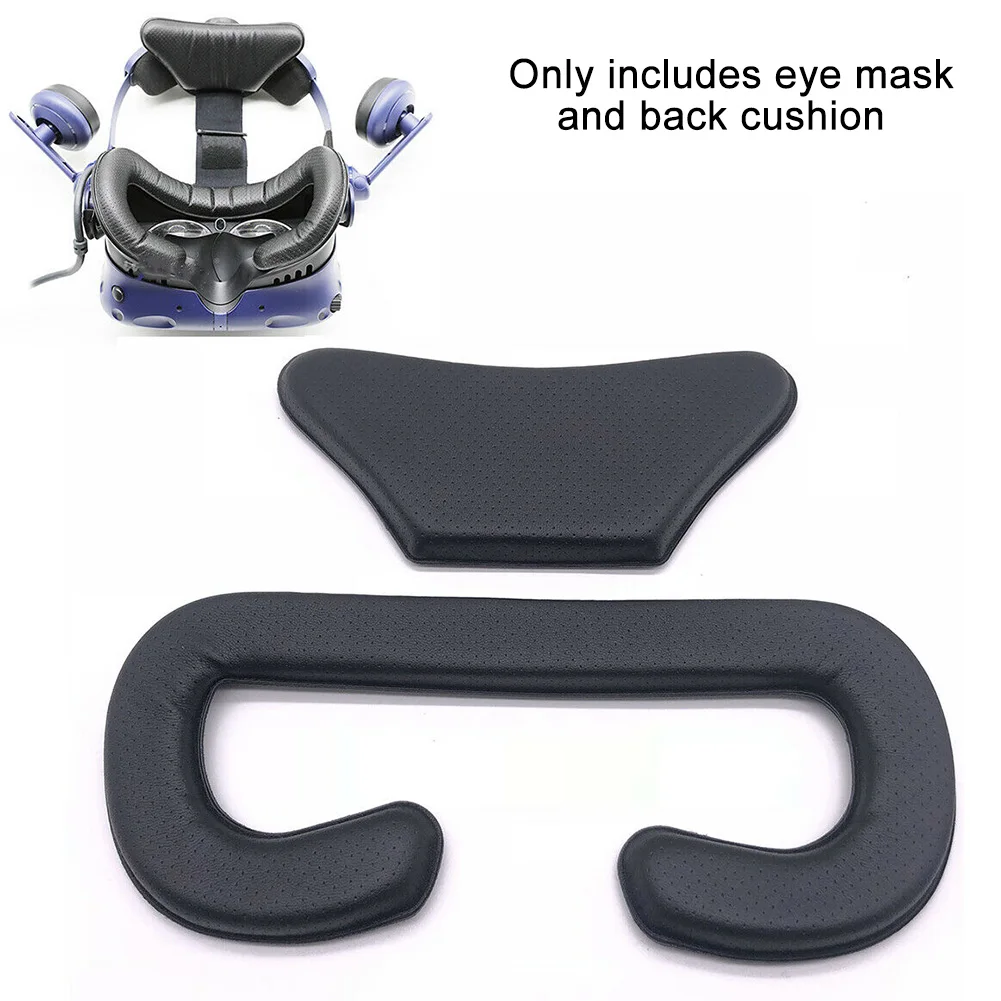 1 комплект, мягкие защитные очки vr-маски, аксессуары для шлема без запаха, дышащие защитные очки, сменные очки из искусственной кожи