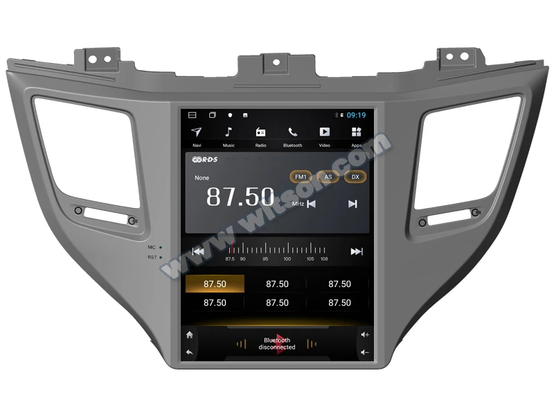 WITSON вертикальный экран автомобильный dvd с gps 4 ГБ ОЗУ+ 64 Гб ПЗУ для HYUNDAI TUCSON Автомагнитола с gps автомагнитолой
